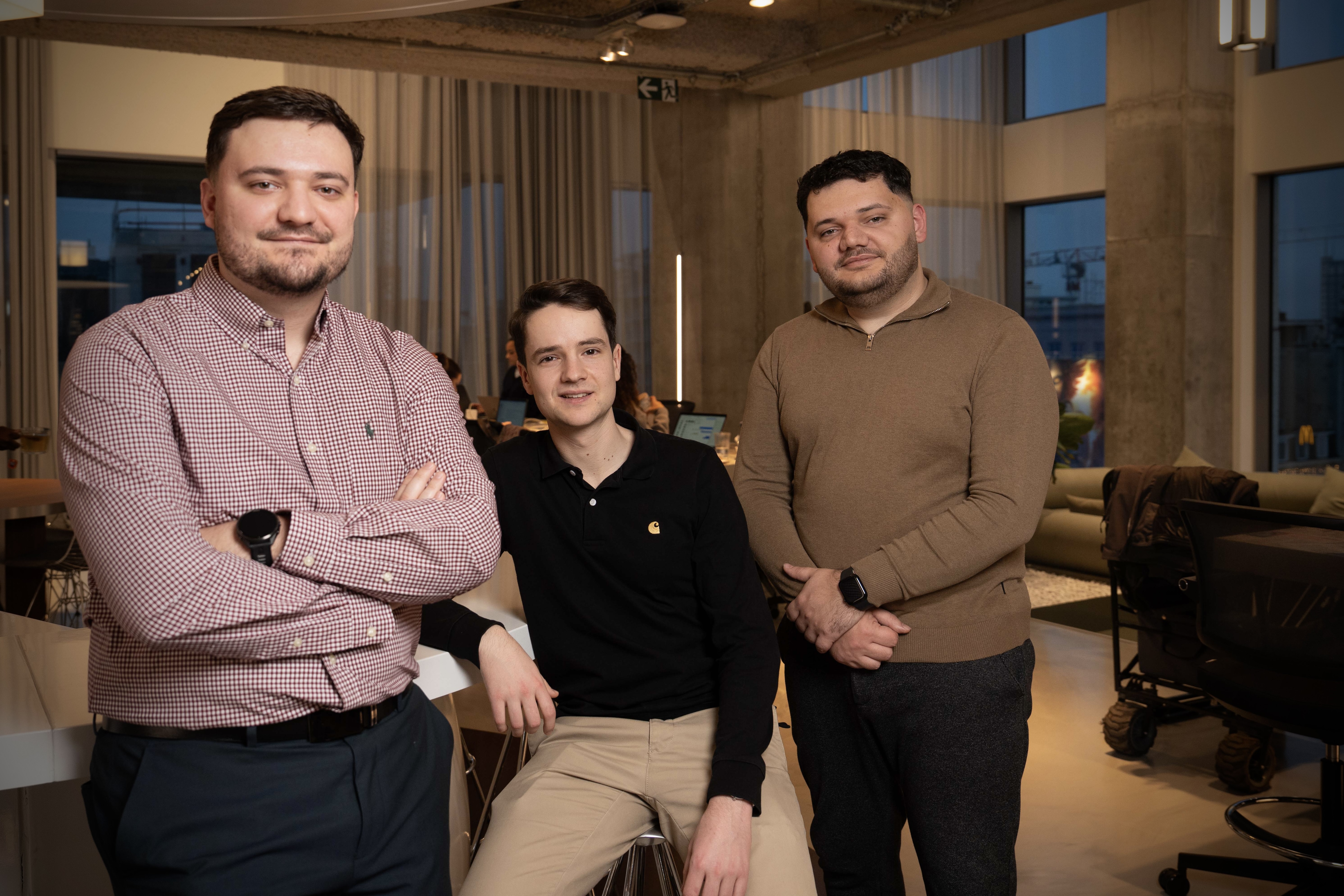 Drie collega's van Levalto